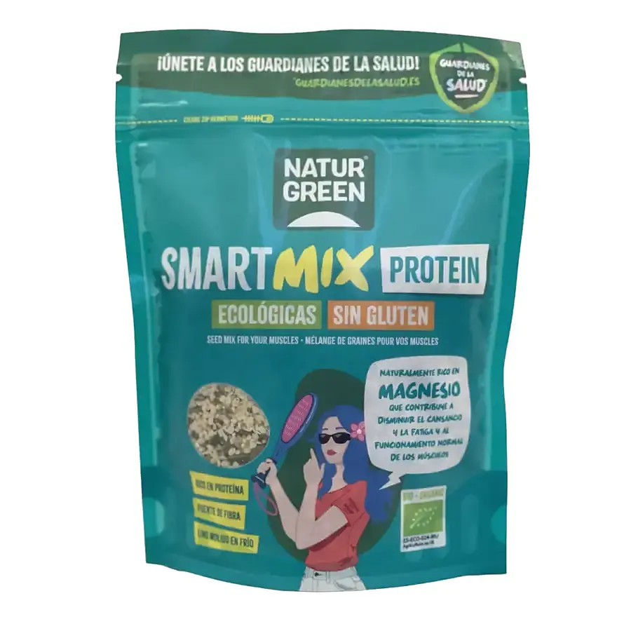 Mezcla de semillas smartmix protein BIO 175 g, Naturgreen