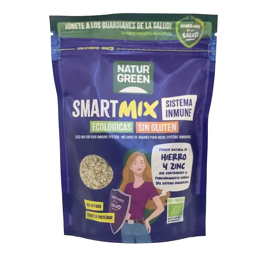 Mezcla de semillas smartmix sistema inmune BIO 175 g, Naturgreen