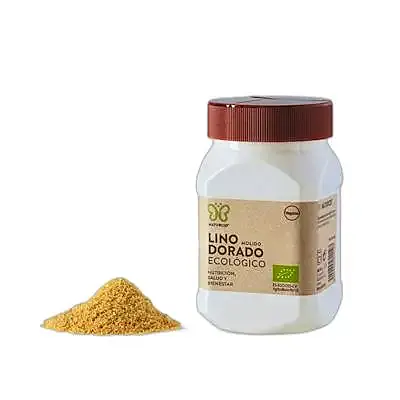 Lino dorado molido pet BIO 200 g, Naturcid