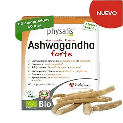 Ashwagandha forte 60 comprimidos, Physalis