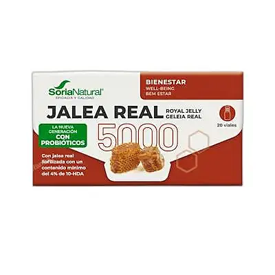Jalea real 5000 mg 20 viales, Soria Natural
