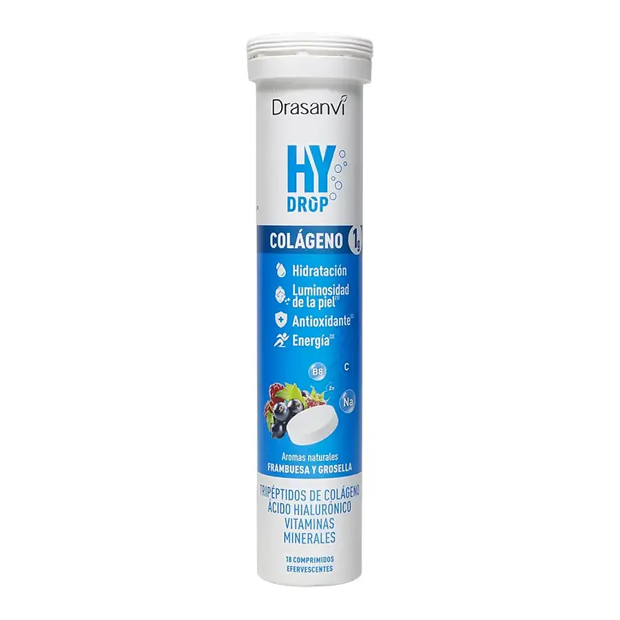 Hydrop electrolitos colágeno grosella 18 comprimidos, Drasanvi