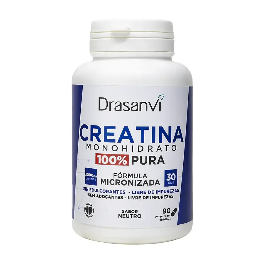 Creatina monohidrato 90 comprimidos, Drasanvi