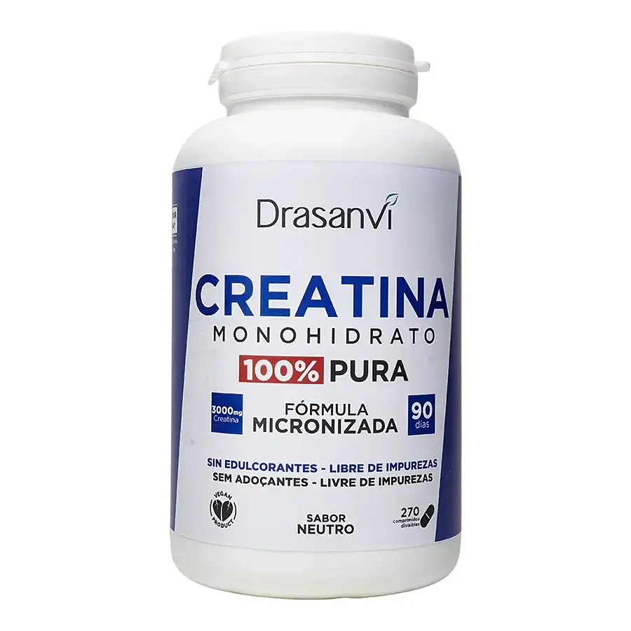 Creatina monohidrato 270 comprimidos, Drasanvi