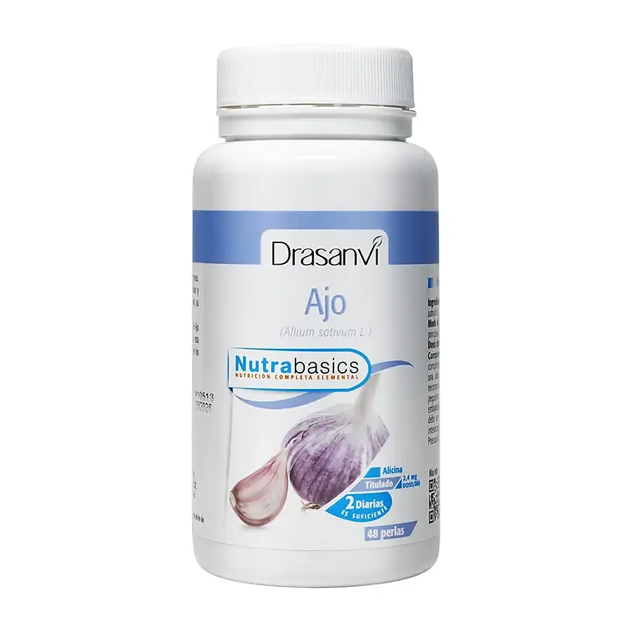 Ajo macerado 1000 mg nutrabasicos 48 perlas, Drasanvi