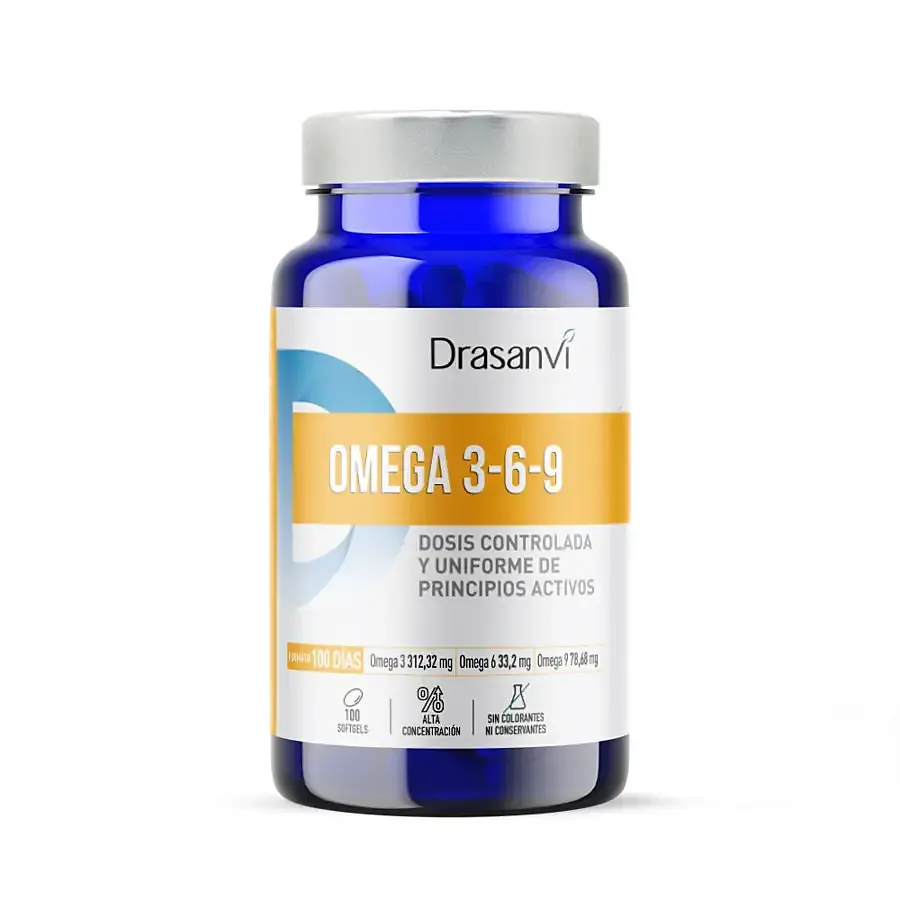 Omega 3-6-9 1000 mg nutrabasicos 100 perlas, Drasanvi