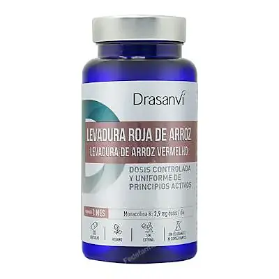 Levadura arroz rojo 30 cápsulas, Drasanvi