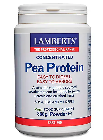 Pea protein (proteína guisantes) 360 g, Lamberts