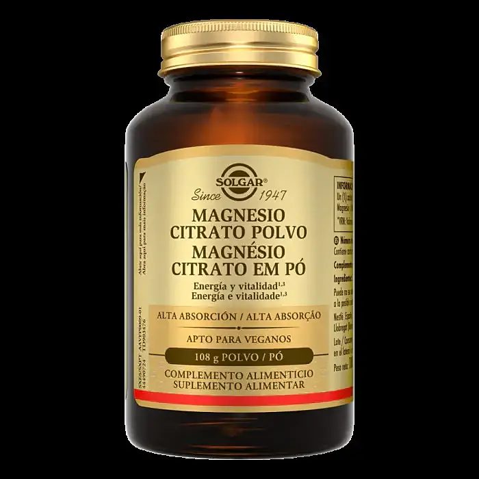 Magnesio citrato powder 108 g, Solgar