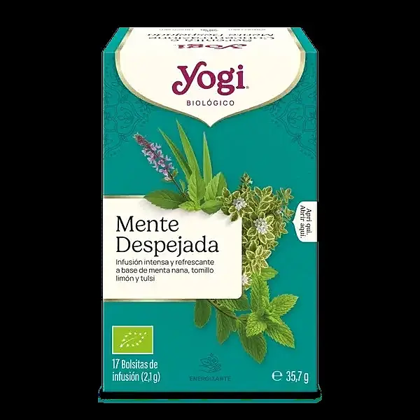 Yogi mente despejada 17 filtros, Yogi Tea