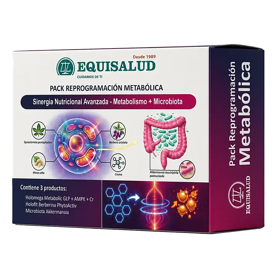 Holomega pack reprogramacion metabowlica 60+60+30 cápsulas, Equisalud