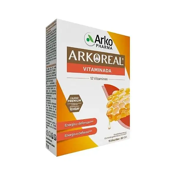 Arkoreal jalea real vitaminada 30 cápsulas, Arkopharma
