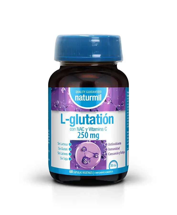 Naturmil l-glutation 250 mg 60 cápsulas, Dietmed