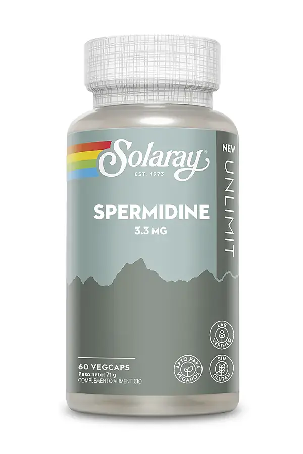 Spermidine 60 cápsulas vegetales, Solaray
